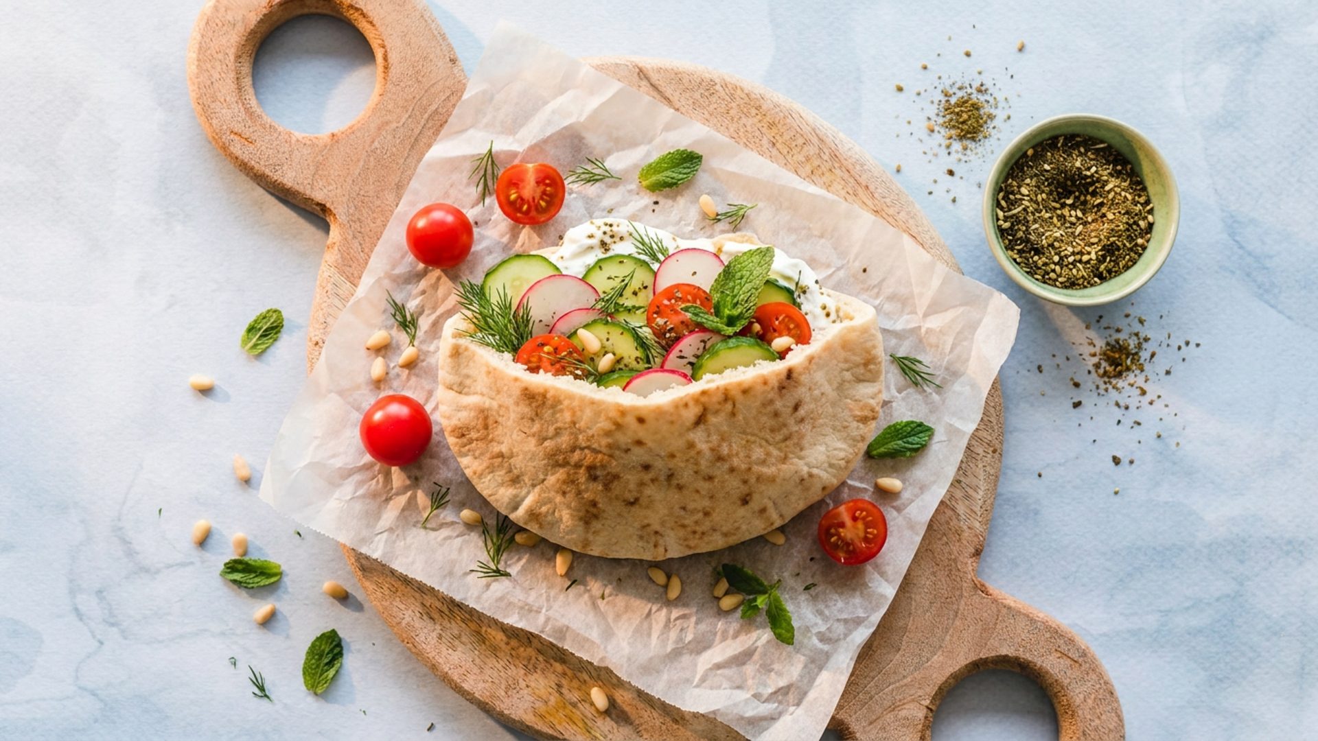 Pita sandwiches